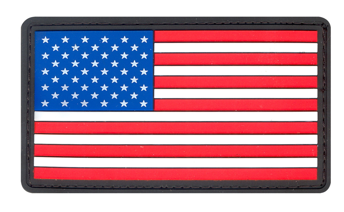 Reverse Flag Patch Velcro  Dark Grey – Harriman Army-Navy