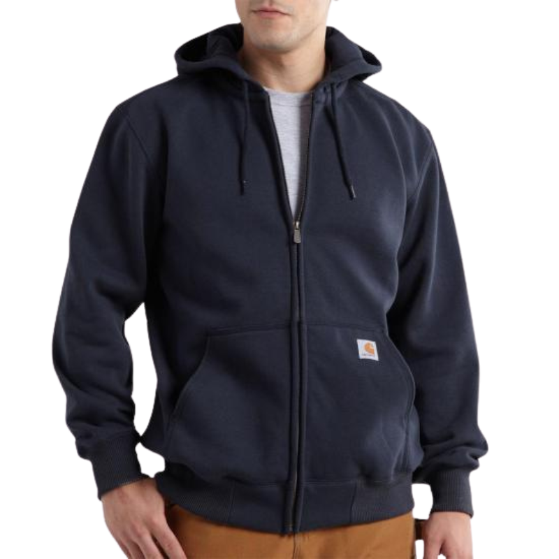 Rain Defender Loose Fit Heavyweight Full-Zip Sweatshirt | New Navy