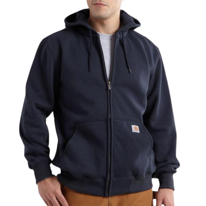 Rain Defender Loose Fit Heavyweight Full-Zip Sweatshirt | New Navy