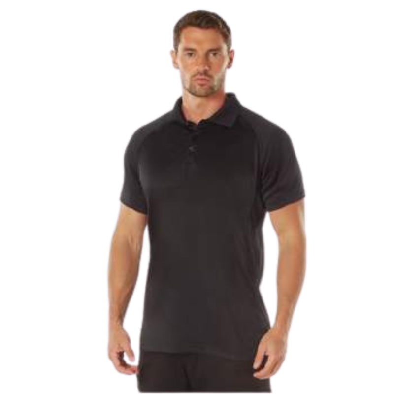 On Duty Performance Polo Short Sleeve | Black, Navy