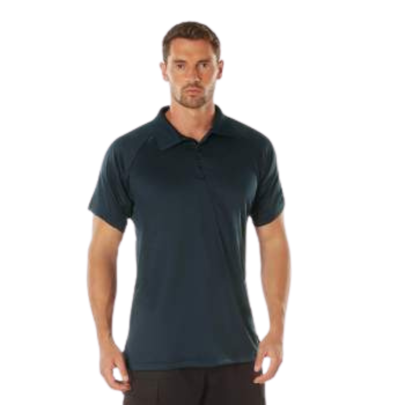 On Duty Performance Polo Short Sleeve | Black, Navy