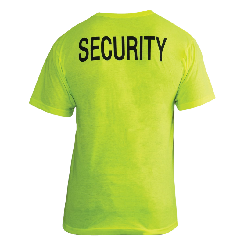 Rothco 2-Sided Security T-Shirt | Safety Green