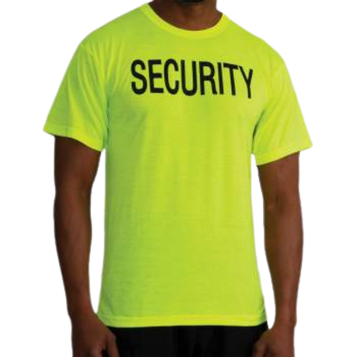 Rothco 2-Sided Security T-Shirt | Safety Green