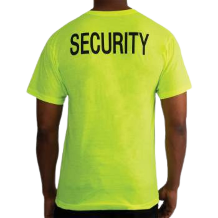 Rothco 2-Sided Security T-Shirt | Safety Green