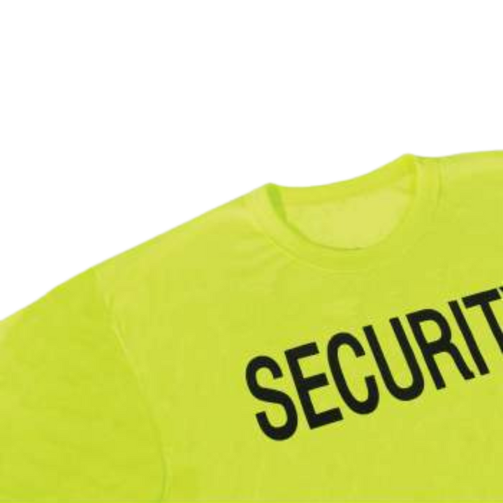 Rothco 2-Sided Security T-Shirt | Safety Green