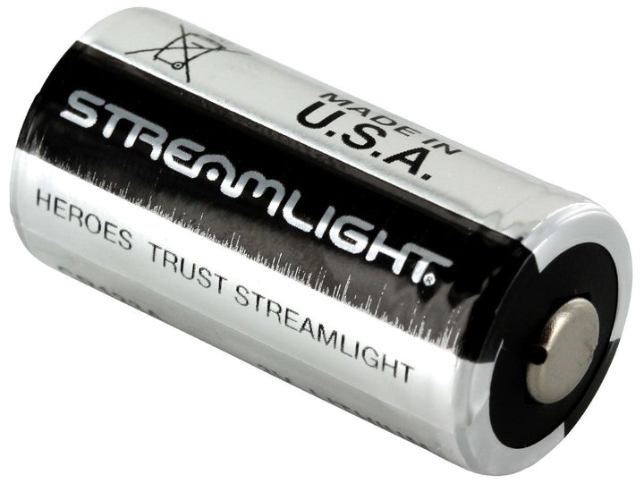 Streamlight CR123A 1400mAh 3V Lithium (LiMNO2) Button Top Batteries 12-Pack