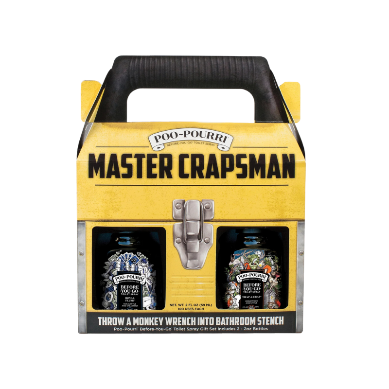 Master Crapsman Deodorizer Gift Set (2 Pack) | Royal Flush, Trap A Crap