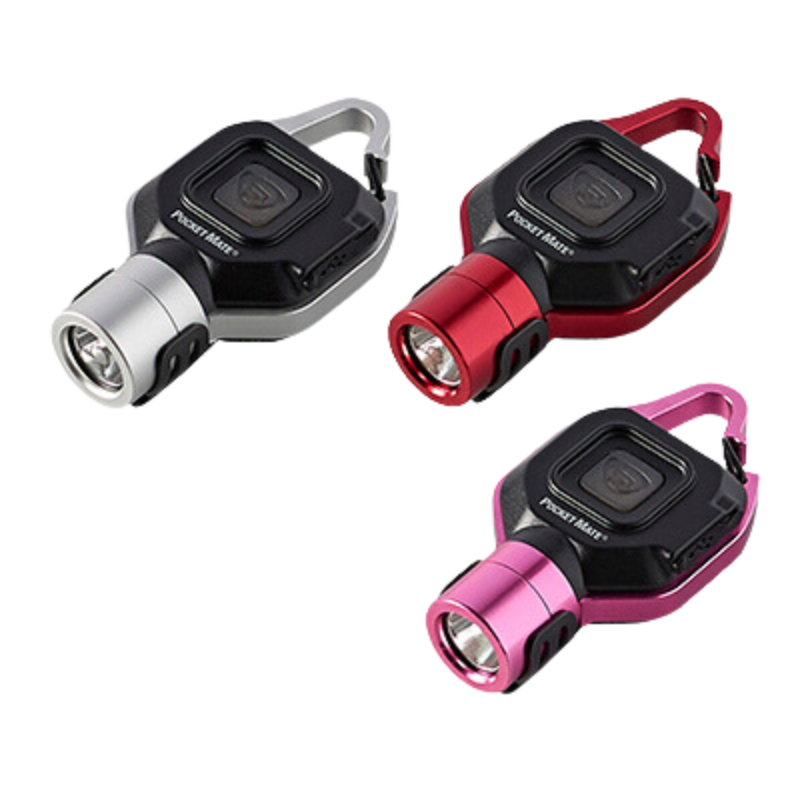 Pocket Mate Rechargeable LED Clip Light | Sliver, Red, Pink