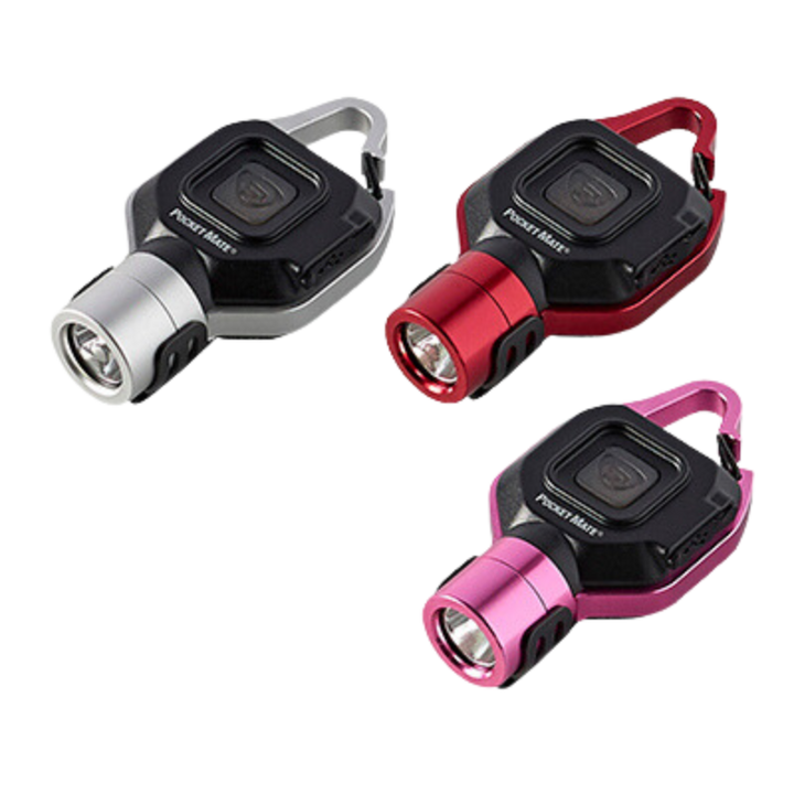 Pocket Mate Rechargeable LED Clip Light | Sliver, Red, Pink