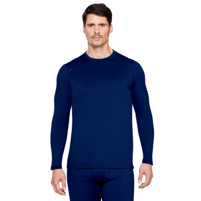 4.0 Men's Military Heritage Fleece Thermal Crew Shirt | Navy