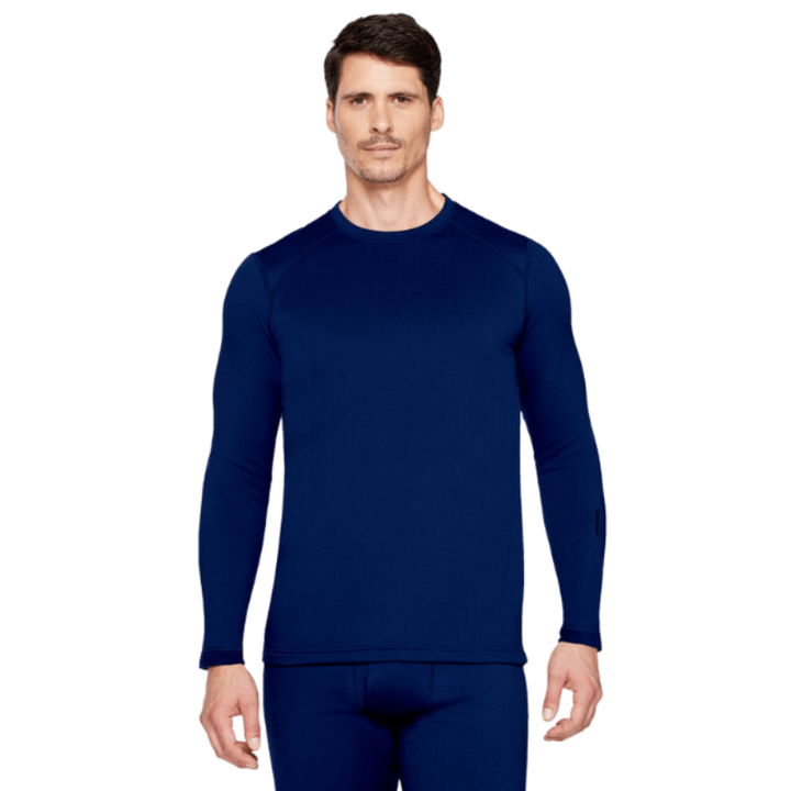 4.0 Men's Military Heritage Fleece Thermal Crew Shirt | Navy