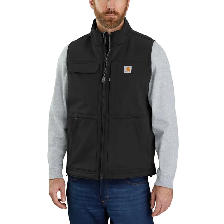 Carhartt Men's Bluestone Super Dux Relaxed Fit Sherpa-Lined Work Vest | Black, Bluestone, Coffee