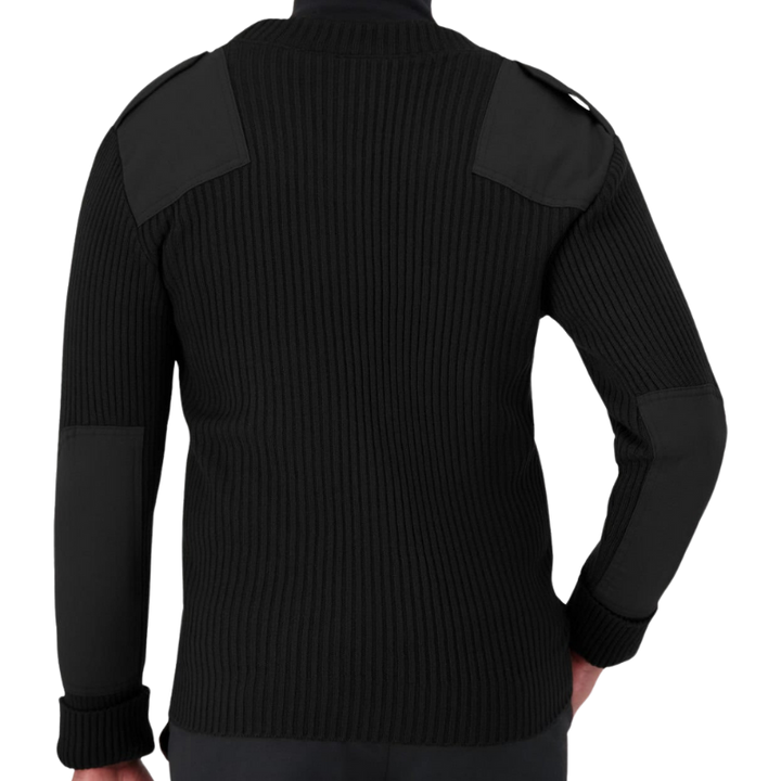 Crew Neck Rib Commando W/ Velcro Epaulets | Black, Navy