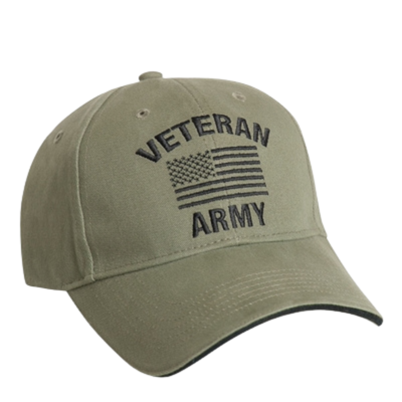 Vintage Army Veteran Low Profile Cap | Olive