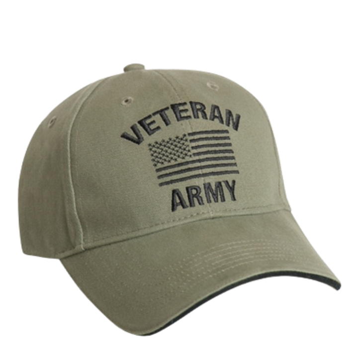 Vintage Army Veteran Low Profile Cap | Olive