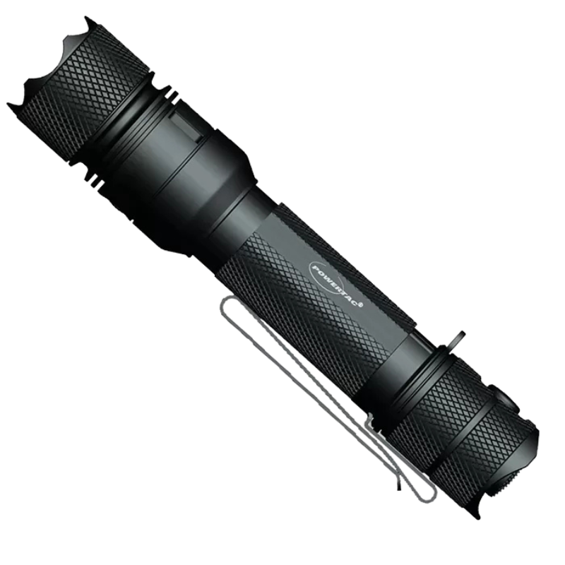 E9 G5 Long Throw Rechargeable Flashlight | Black