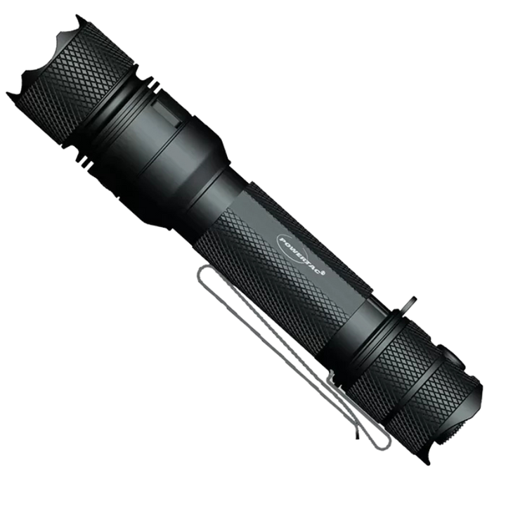 E9 G5 Long Throw Rechargeable Flashlight | Black