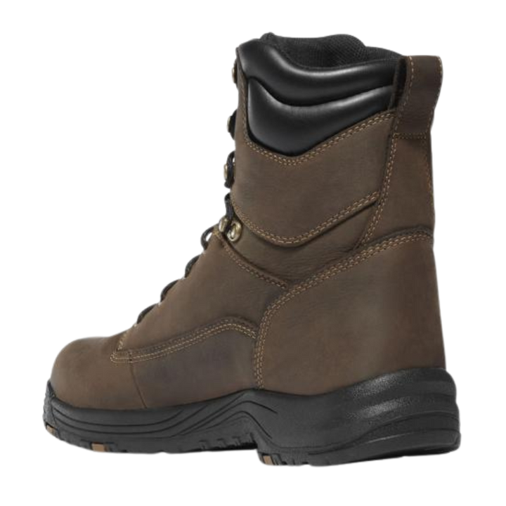 Men's Caliper 8" Plain Toe WTPF 400G Slip Resist Work Boot | Brown