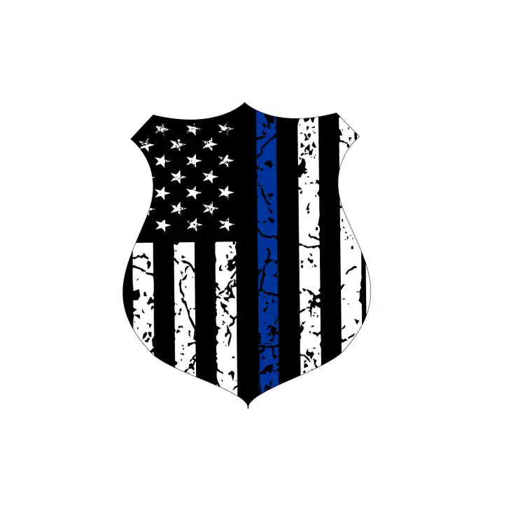 Thin Blue Line Patrol Sticker – Harriman Army-Navy