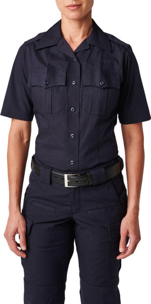 Women's NYPD Stryke RipStop Short Sleeve Uniform Shirt