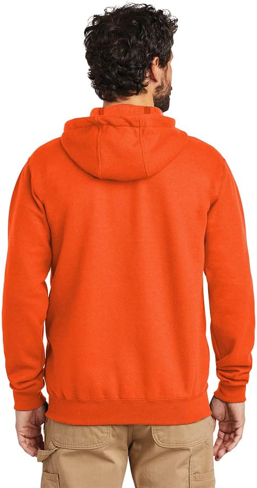 Carhartt Men's Loose Fit Midweight Full-Zip Sweatshirt | Brite Orange