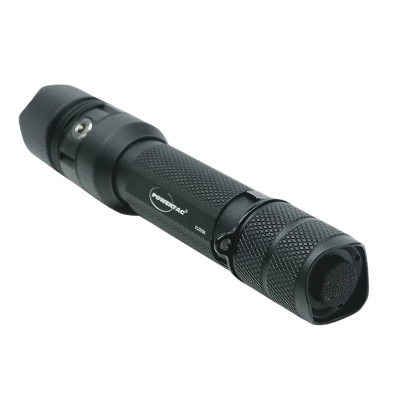 E9 G5 Long Throw Rechargeable Flashlight | Black