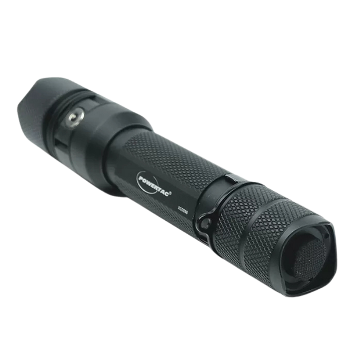 E9 G5 Long Throw Rechargeable Flashlight | Black