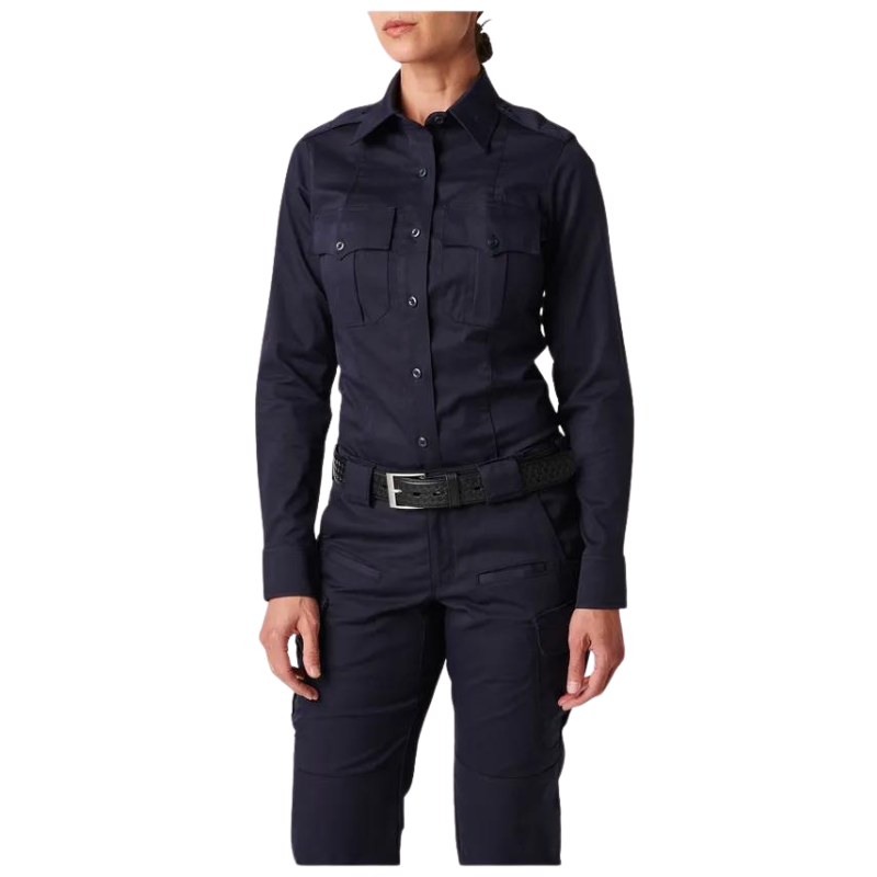 Women's NYPD Stryke Twill Long Sleeve Shirt