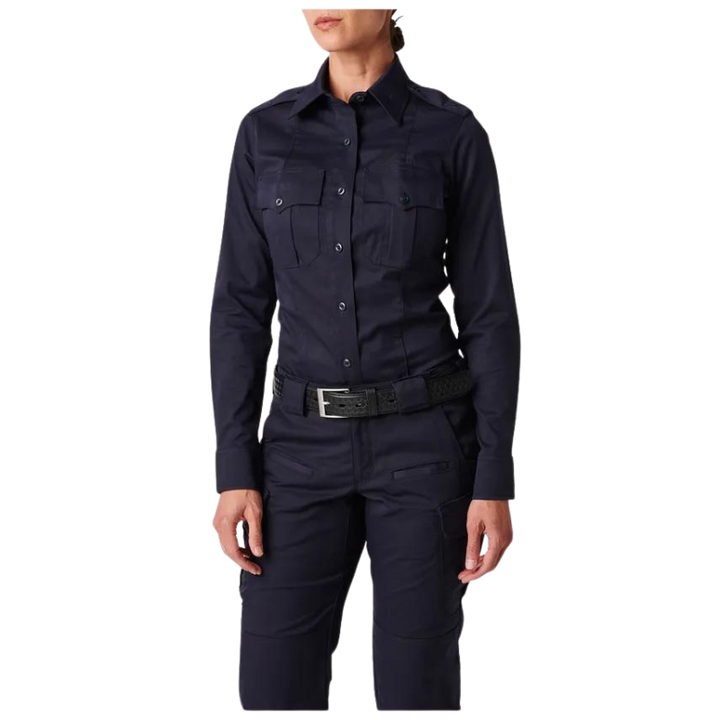 Women's NYPD Stryke Twill Long Sleeve Shirt