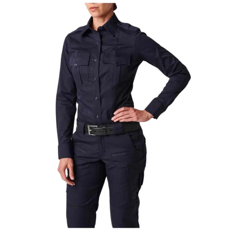 Women's NYPD Stryke Twill Long Sleeve Shirt