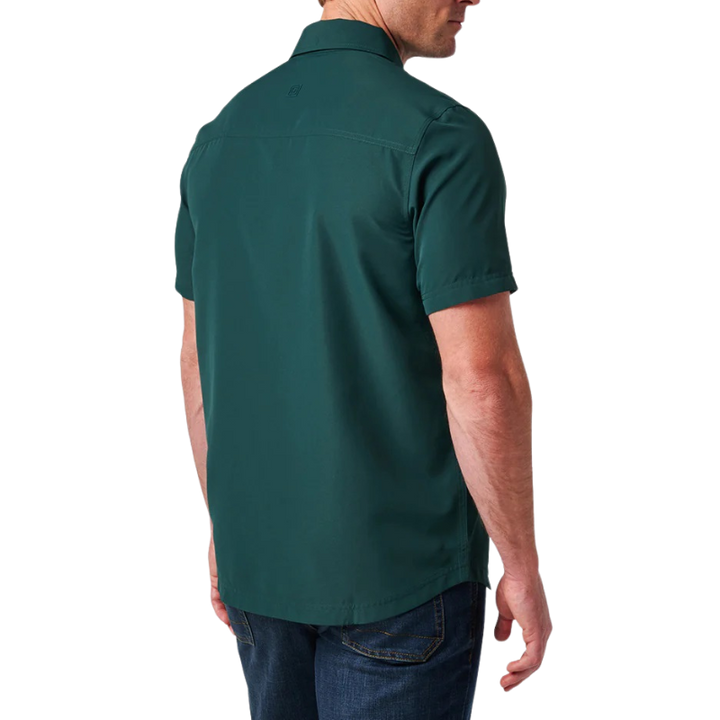 Marksman Short Sleeve Shirt UPF 50+ | Green Sea