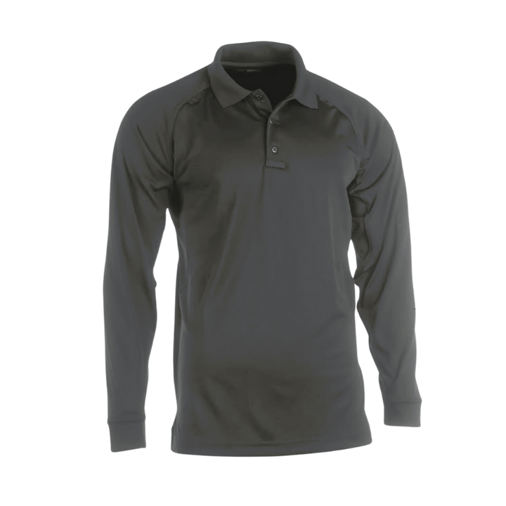 Men's Long Sleeve Performance Polo | TDU Green