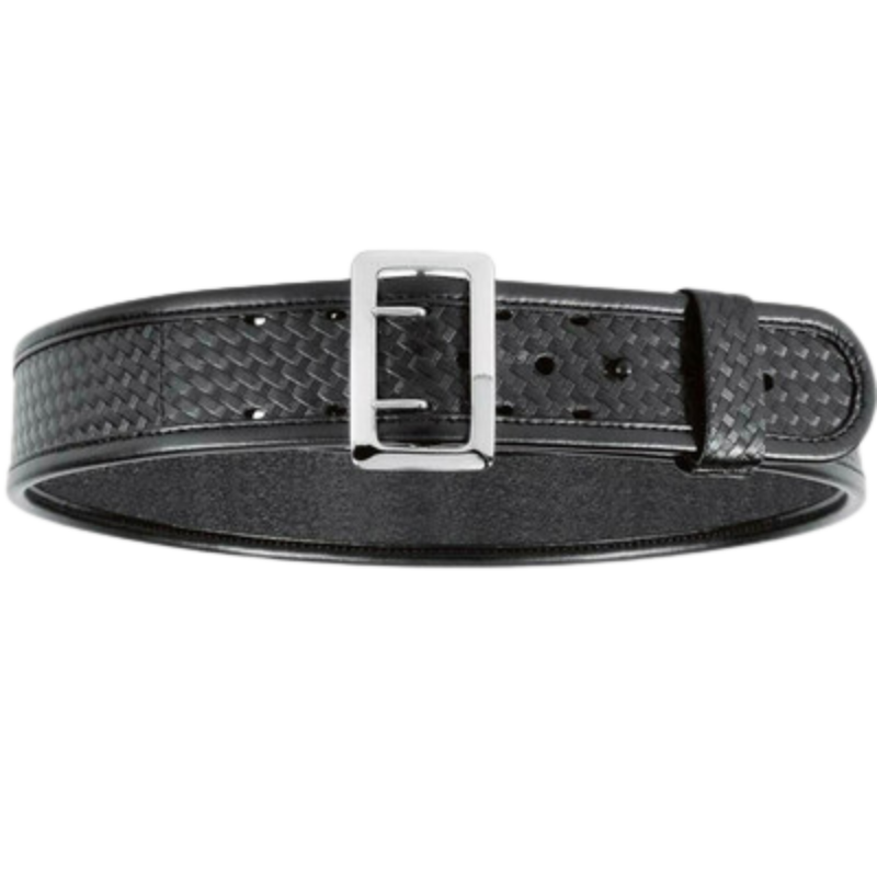 Loop Lined Sam Browne Duty Belt 2.25" | Leather, Basketweave