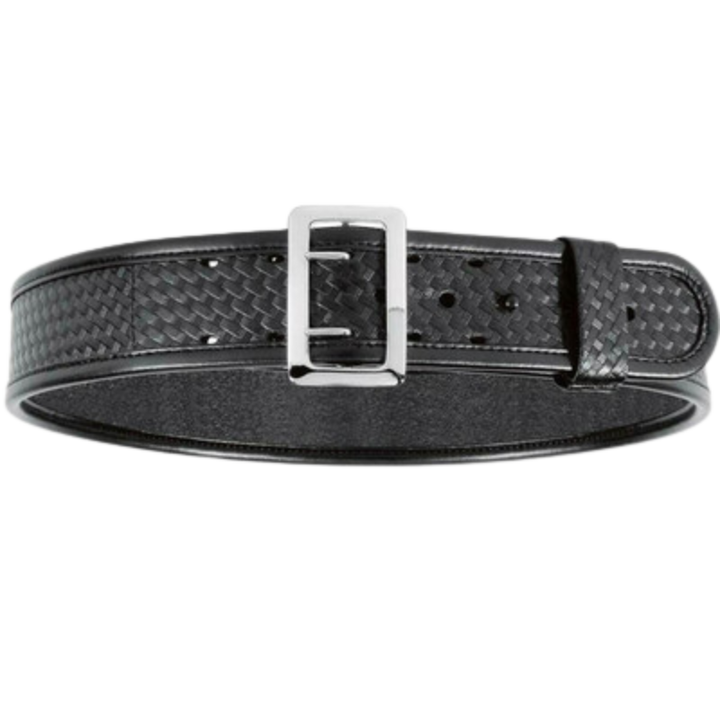 Loop Lined Sam Browne Duty Belt 2.25" | Leather, Basketweave