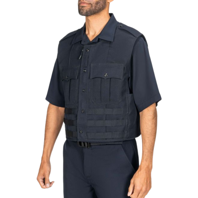 NYPD Zip Front Armorskin XP Vest Carrier | Navy