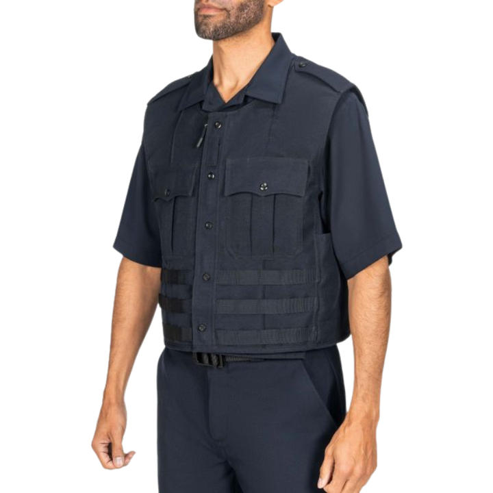 NYPD Zip Front Armorskin XP Vest Carrier | Navy