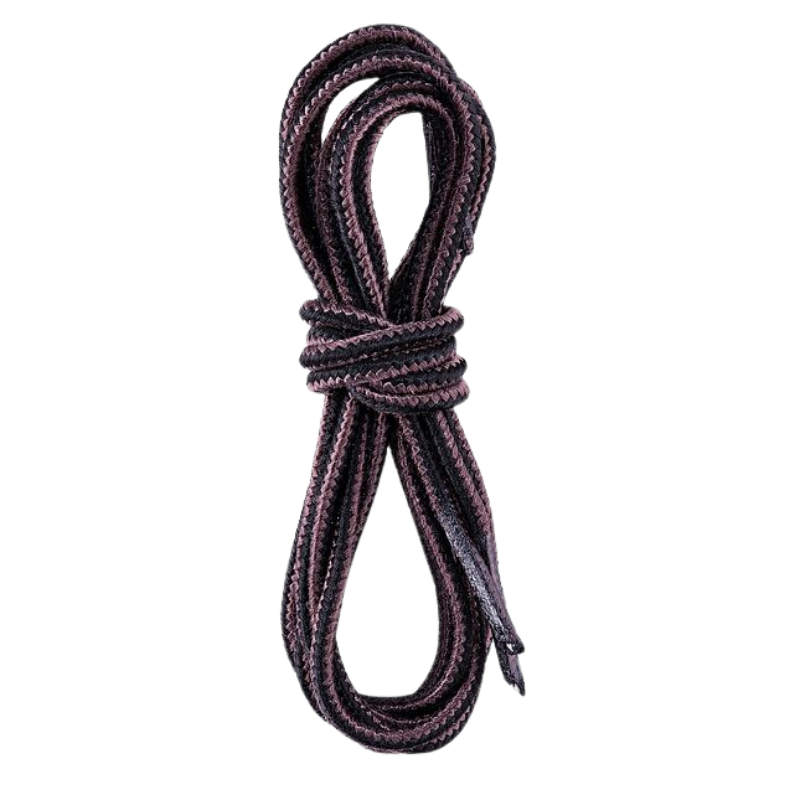 63" Braided Taslan Laces | Black/Brown