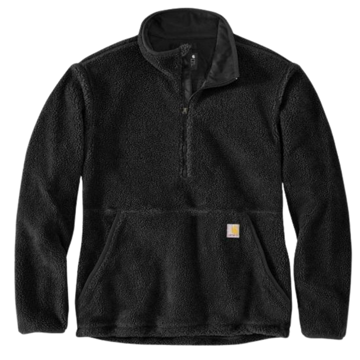 Loose Fit Fleece Pullover | Black