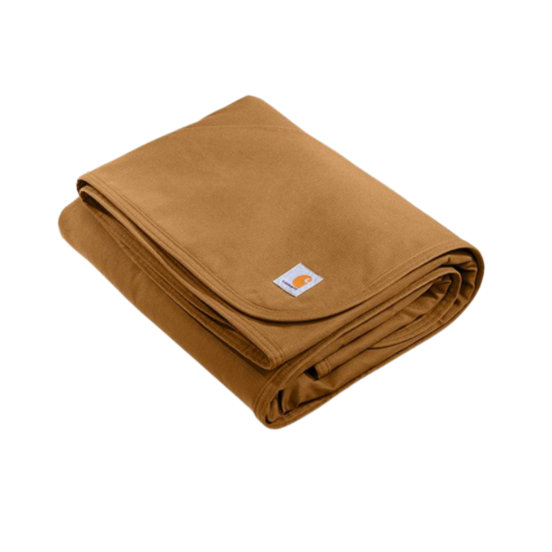 Firm Duck Sherpa-Lined Blanket | Carhartt Brown