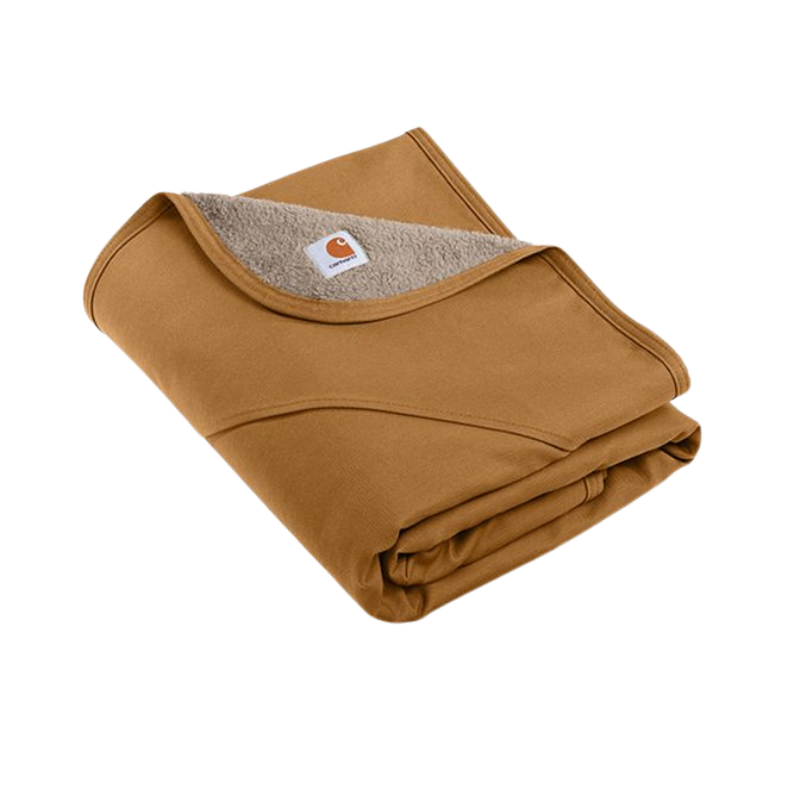 Firm Duck Sherpa-Lined Blanket | Carhartt Brown