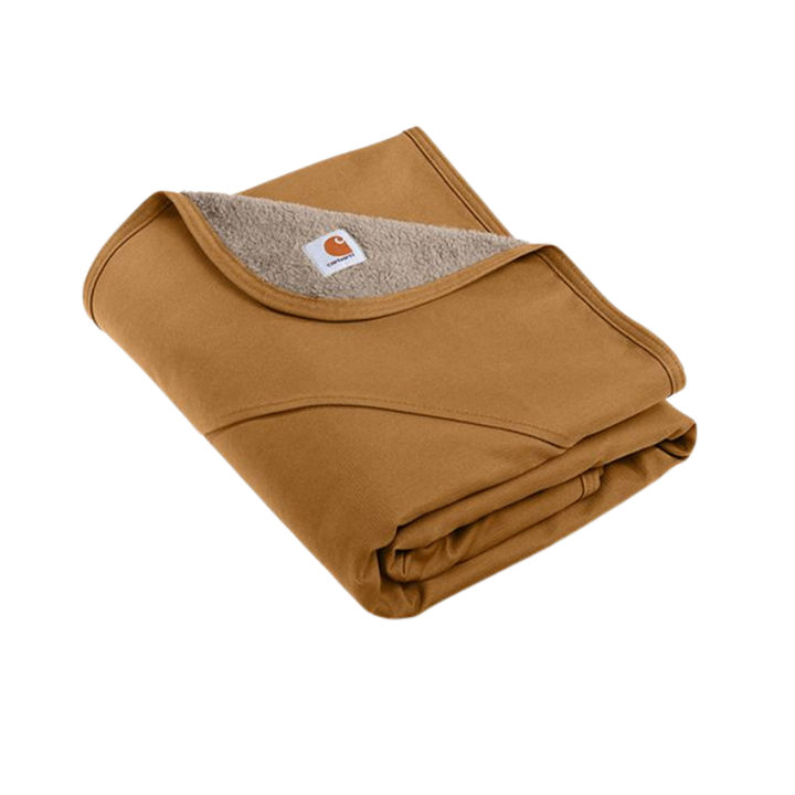 Firm Duck Sherpa-Lined Blanket | Carhartt Brown