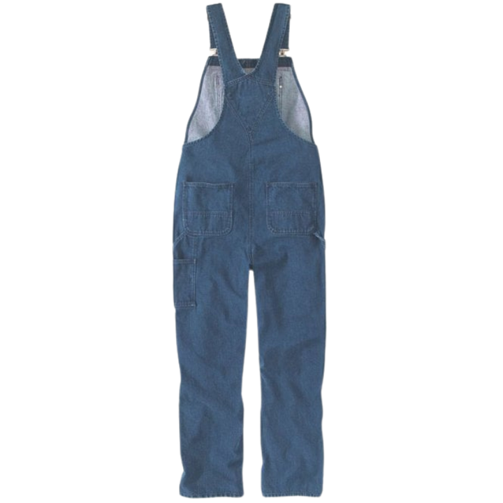 Loose Fit Denim Bib Overall | Darkstone