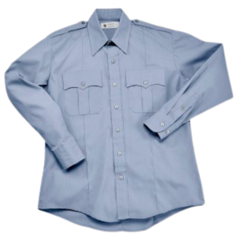 Long Sleeve Uniform Police Shirt | Police Blue