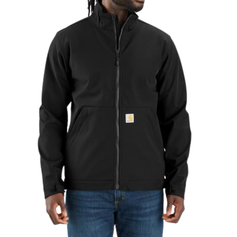 Rain Defender Relaxed Fit Softshell Jacket | Black