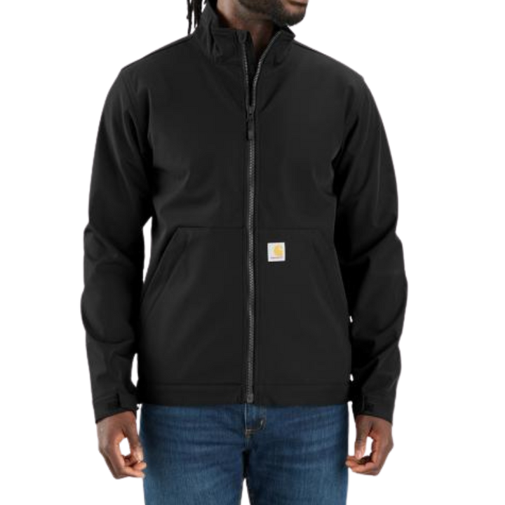 Rain Defender Relaxed Fit Softshell Jacket | Black