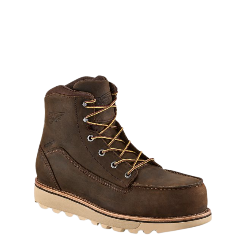 Men's 6" Traction Tred Lite 02475 Waterproof Insulated Non-Metallic Toe Boot | Brown