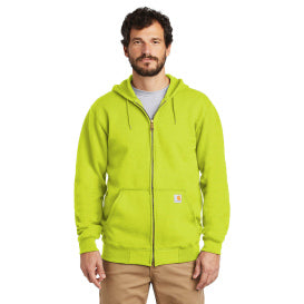 Loose Fit Midweight Full-Zip Sweatshirt | Bright Lime