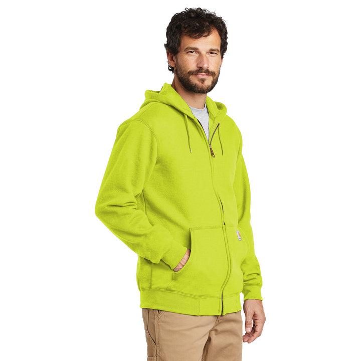 Loose Fit Midweight Full-Zip Sweatshirt | Bright Lime