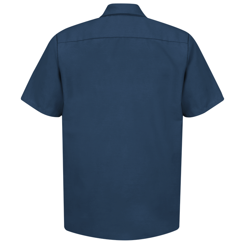 Men's Short Sleeve Industrial Work Shirt | Navy