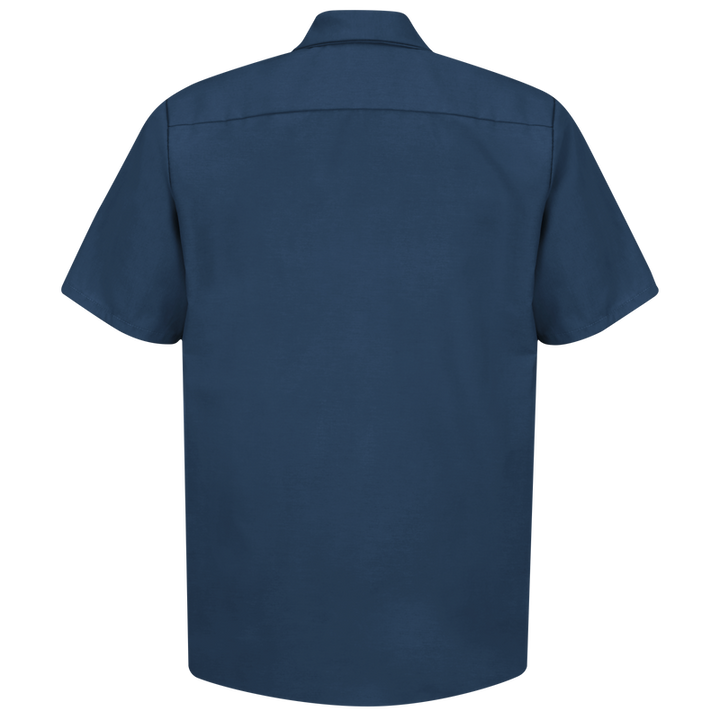 Men's Short Sleeve Industrial Work Shirt | Navy